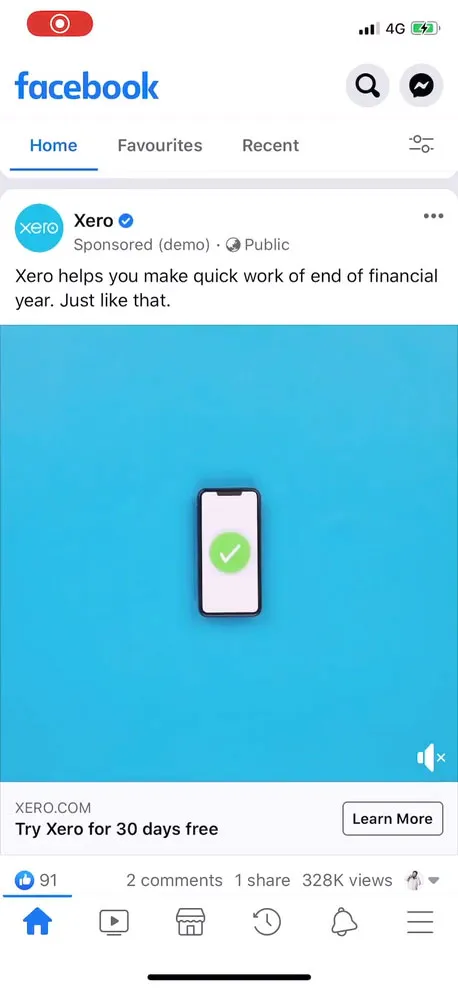 Facebook 广告案例分析之 Xero